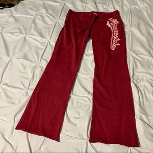 *Aeropostale* Maroon Drawstring Sweat Pants M